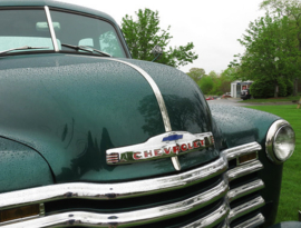 CHEVROLET HOOD EMBLEM. 1947-53