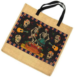 DIA DE LOS MUERTOS JUTE SHOPPER DANSEND PAAR