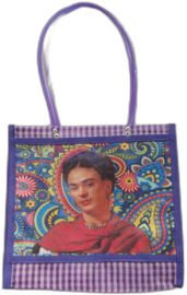 FRIDA KAHLO SHOPPER BAG PURPLE