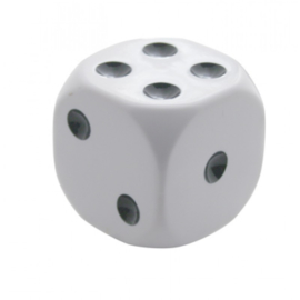 DICE SHIFTKNOB. WHITE