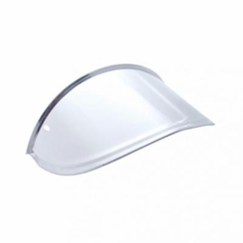 DROP STYLE VISOR. STAINLESS STEEL