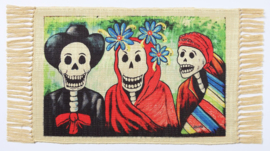 DAY OF THE DEAD TABLE MAT FAMILIA