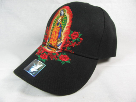 VIRGEN DE GUADELUPE BASEBALL CAP BLACK