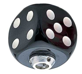 DICE SHIFT KNOB. BLACK