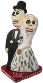 DIA DE LOS MUERTOS BRIDAL COUPLE