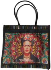 FRIDA KAHLO SHOPPER BAG BLACK