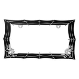 SPIDERWEB LICENSE PLATE FRAME