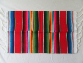 MEXICAANSE DEKEN PLACEMAT / TAFELMAT. ROOD