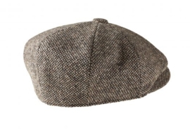 PEAKY BLINDERS NEWSBOY CAP. BIRDS EYE BROWN