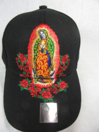 VIRGEN DE GUADELUPE BASEBALL CAP BLACK