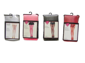 FISHNET TIGHTS IN BLACK, WHITE, PINK, RED