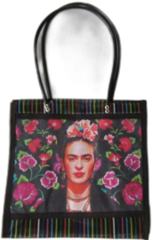 FRIDA KAHLO SHOPPER ZWART