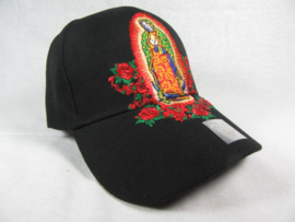 VIRGEN DE GUADELUPE BASEBALL CAP BLACK