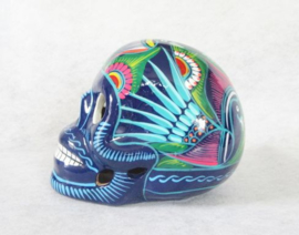 EL DIA DE LOS MUERTOS  SKULL BLUE