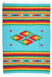 FIESTA BLANKET. LIGHT BLUE