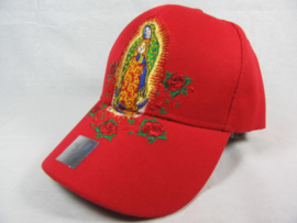 HEILIGE MAAGD VAN GUADELUPE BASEBALL CAP ROOD