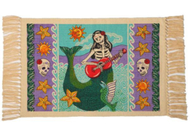 DAY OF THE DEAD TABLE MAT LA SIRENA