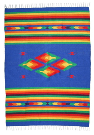 FIESTA BLANKET. COBALT BLUE