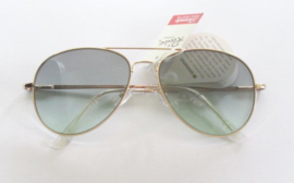 AVIATOR SUNGLASSES. ROSEGOLD & GREEN