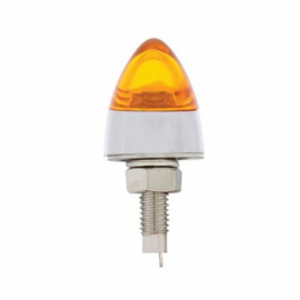 BULLET LICENSE PLATE FASTENERS WITH AMBER LED LIGHT