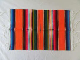 MEXICAN BLANKET TABLE MAT. AMBER