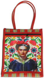 FRIDA KAHLO SHOPPER BAG RED