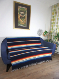 MEXICAN RIO BRAVO BLANKET DARK BLUE