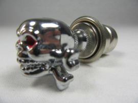 CAR LIGHTER SKULL WITH BONES