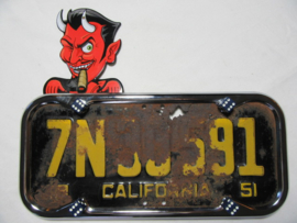 DEVIL LICENSE FRAME TOPPER