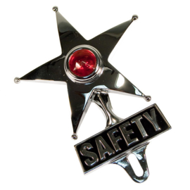 SAFETY STAR KENTEKEN LIJST TOPPER. RED LED