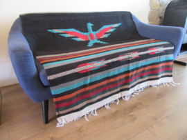 THUNDERBIRD BLANKET. BLACK