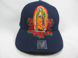 VIRGEN DE GUADELUPE BASEBALL CAP BLUE