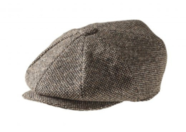 PEAKY BLINDERS NEWSBOY CAP. BIRDS EYE BROWN