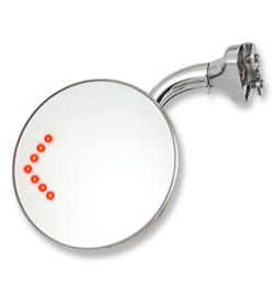 PEEP MIRROR MET LED KNIPPERLICHT. DEURSPIEGEL. CLASSIC STYLE