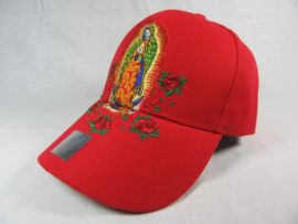 VIRGEN DE GUADELUPE BASEBALL CAP RED