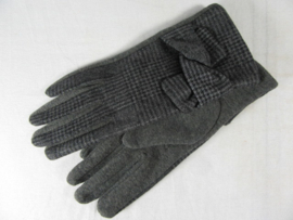 PIED DE POULE GLOVES GREY