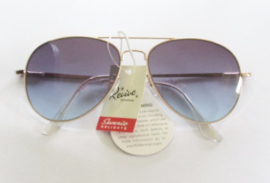 AVIATOR SUNGLASSES. ROSEGOLD & BLUE