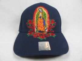 VIRGEN DE GUADELUPE BASEBALL CAP BLUE