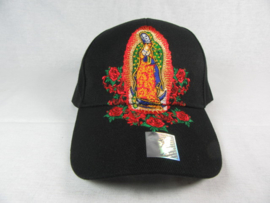 HEILIGE MAAGD VAN GUADELUPE BASEBALL CAP ZWART