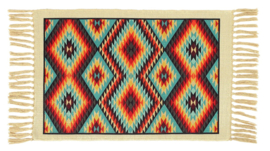 SOUTHWEST WESTERN TABLE MAT TURQUOISE