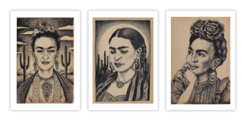 Set of 3 Frida prints