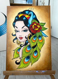 Peacock Gypsy lady
