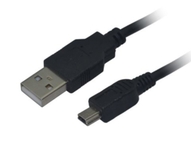 PS3 Controller Mini USB Oplaadkabel XXL 3 meter