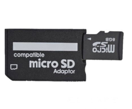 Adaptateur Memory Stick Pro Duo Micro vers carte SDHC microSD