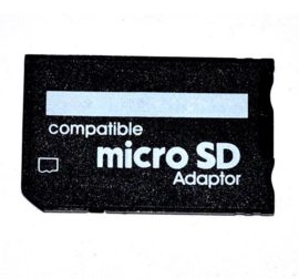 Adaptateur Memory Stick Pro Duo Micro vers carte SDHC microSD