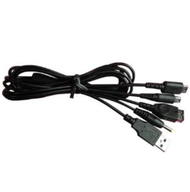 Multisystem USB Power Cable for PSP 2000/3000 - Gameboy Advance / GBA SP / DS / NDS - 2DS / 3DS / 3DS XL / DS Lite / DSi LL