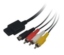 SNES / Nintendo 64 / GameCube RCA + SVHS Composite Video Cable
