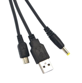 PSP 2000 3000 USB Stroom / Datatransfer Kabel