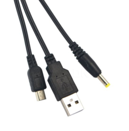 PSP 2000 3000 USB Power& Datatransfer Cable