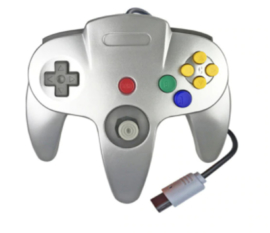 Manette N64 (Produit Tiers) - Argent